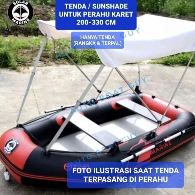 Tenda / Sunshade Perahu Karet Original Solar Marine model Bimini Top
