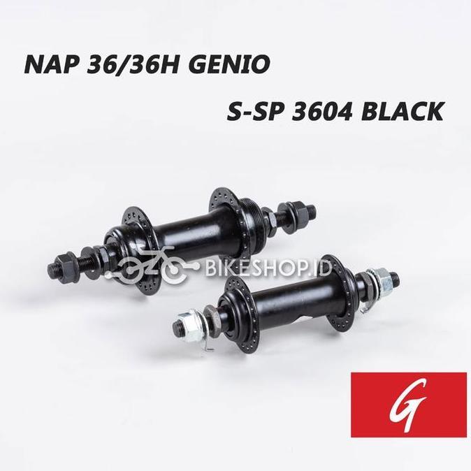 Hub Bos Bosch GENIO 36 Lubang Depan Belakang Hitam 36H Sepeda | High Quality