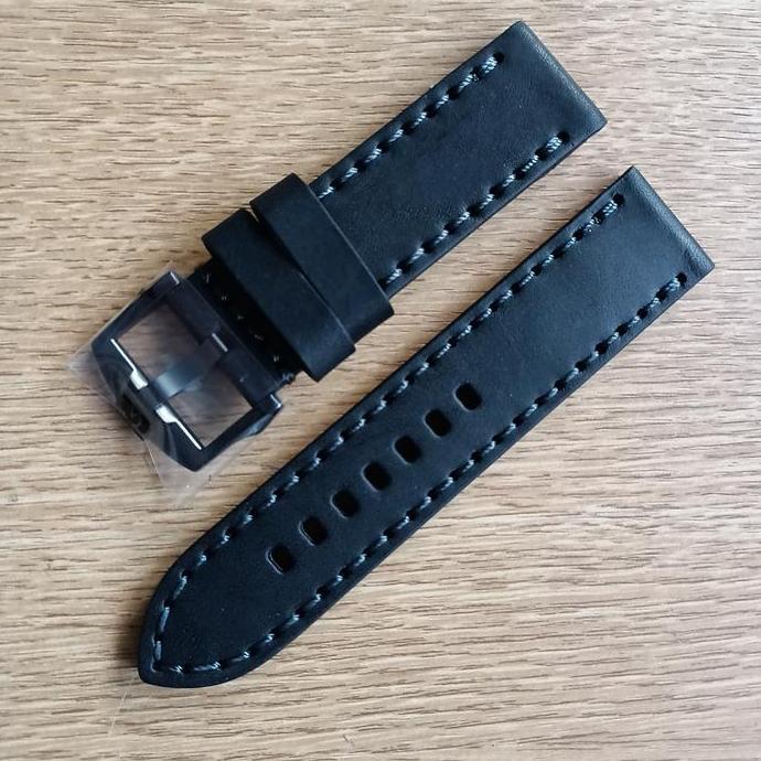 Tali Kulit Tali Jam Alexandre Christie Tali AC 6308MC Hitam Original