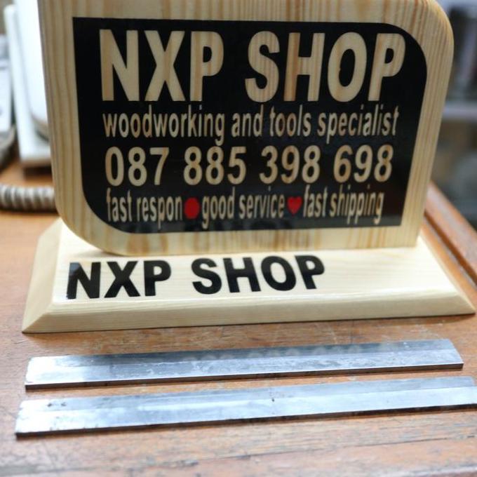 CORELA pisau jointer 8" ukuran 200 x 18 x 3 TCT serut kayu siku mesin jointer