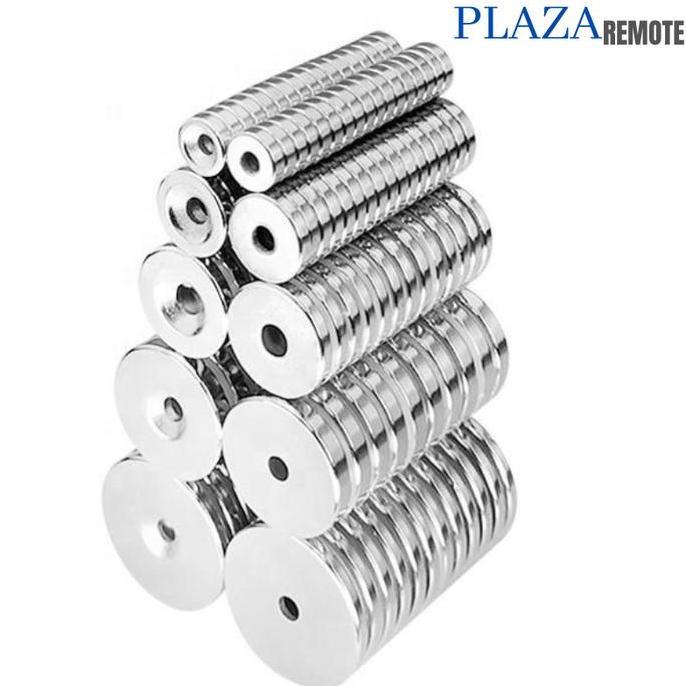 DELLINE MAGNET NEODYMIUM SUPER KUAT N52 KOIN CINCIN RING BAUT 10 - 25MM