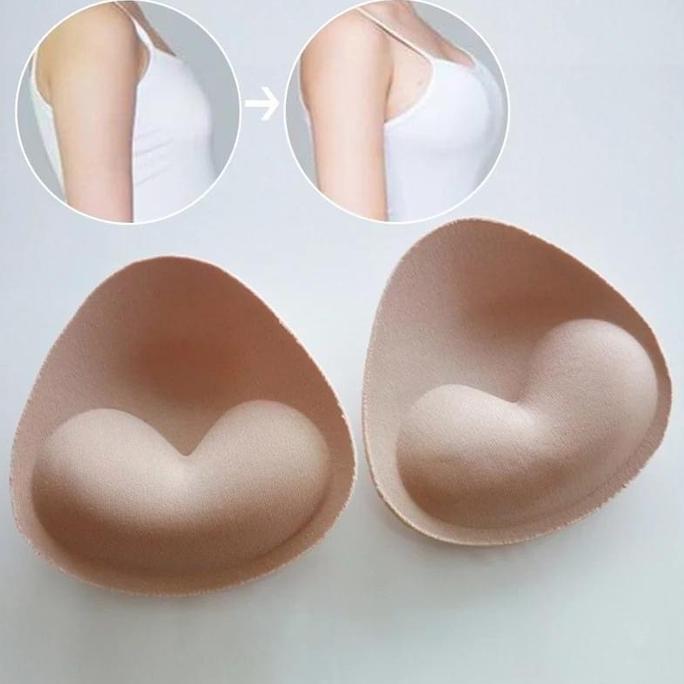 Promo Swimsuit  Bikini Push-Up Pad Bra Pads Magic Sponge Breast Pad Volume Up Boobs Waterproof 4010 