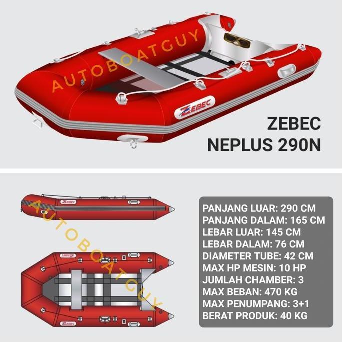 Perahu Karet LCR ZEBEC NEPLUS 290N ( Inflatable Boat 290 CM )