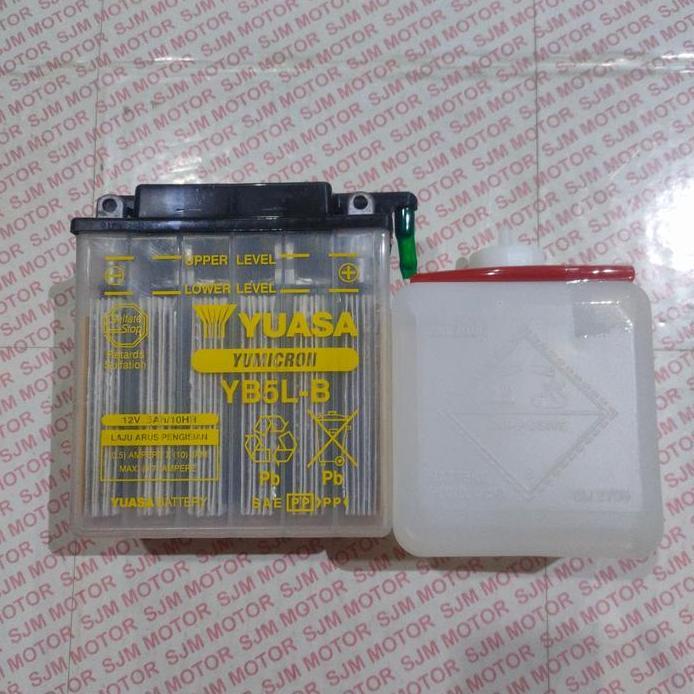 AKI MOTOR AKI ACCU BASAH YUASA YB5L-B
