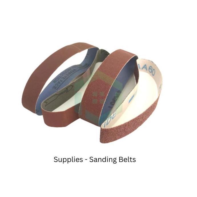 DELLINE Sabuk Amplas Air Belt Sander Gerinda Handheld Grit 60/80/100/120/150/180/240/320/400/600