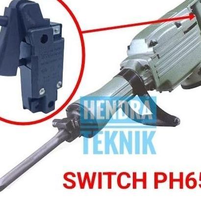 ZORRA8 SPAREPART SWITCH PH65 model HITACHI SAKLAR DAYA MESIN BOR BOBOK DEMOLITION SUKU CADANG SKAKEL