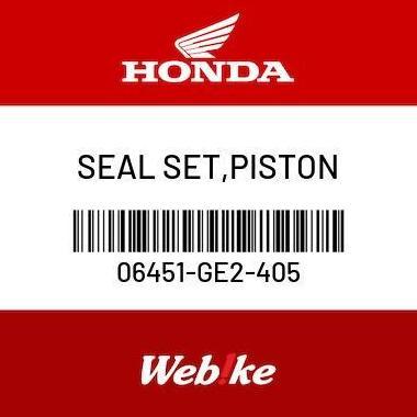 SEAL SET, PISTON 06451-GE2-405 MSX125 GROM Suku Cadang Asli Honda
