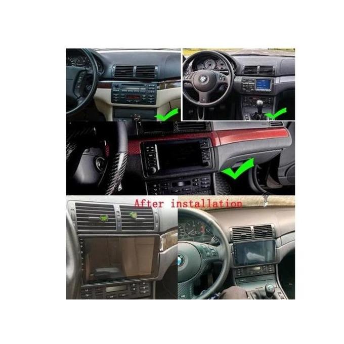S_NET FRAME HEADUNIT ANDROID 7 INCH / 9 INCH / 10 INCH BMW 3 E46 M3 1998 - 2006