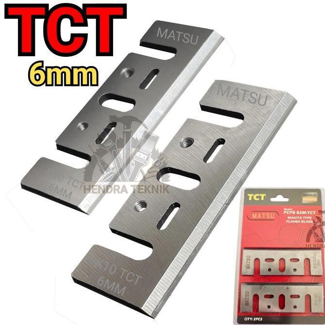 ZORRA8 MATA PISAU PLANER TCT 6mm MATSU MATA PISAU KETAM PISAU PASAH SUGU PAHAT PLENER ASLI TCT