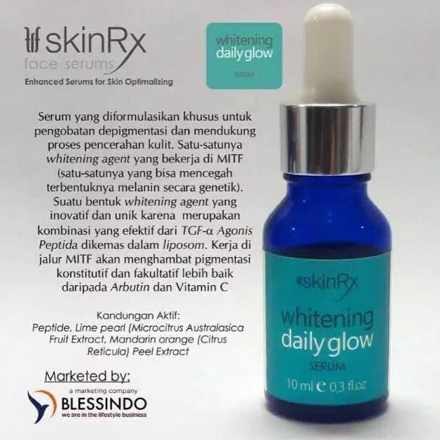 skin rx whitening daily glow serum