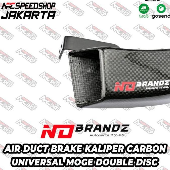 Pendingin Kaliper NoBrandz Air Duct Brake Cooler Carbon Kevlar No Brandz Universal Moge Double Disc 