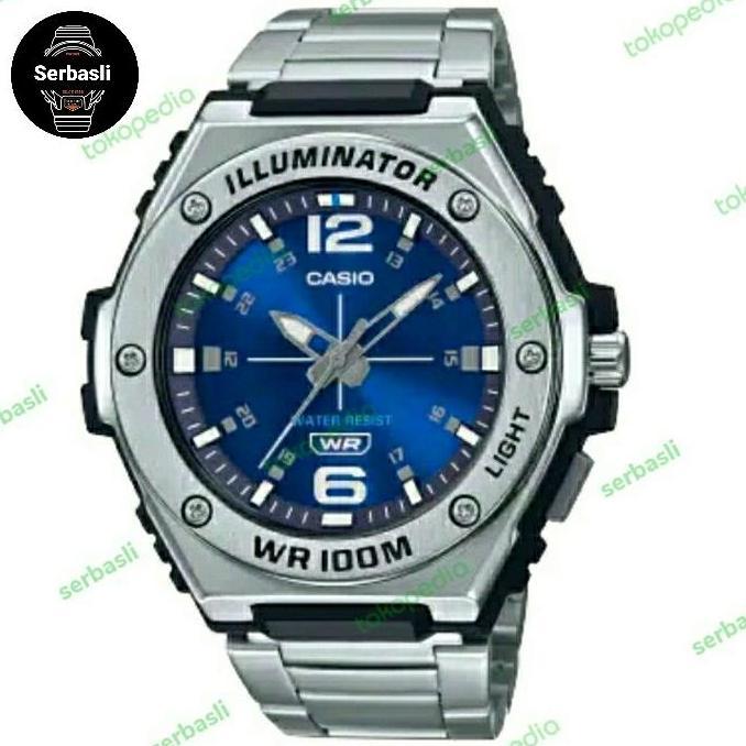New JAM CASIO MWA-100HD / MWA100HD ANALOG ORIGINAL BERGARANSI