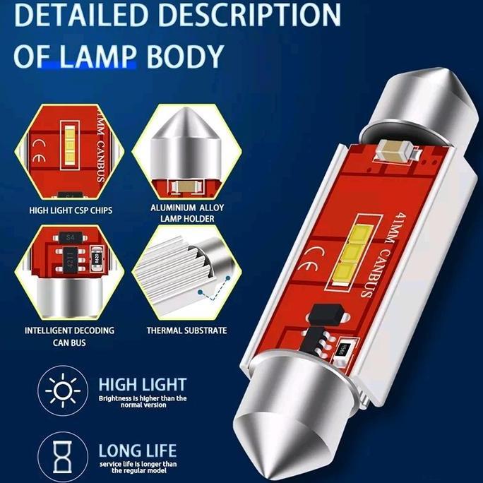 Lampu kabin Avanza Xenia Led Festoon csp 3570 set