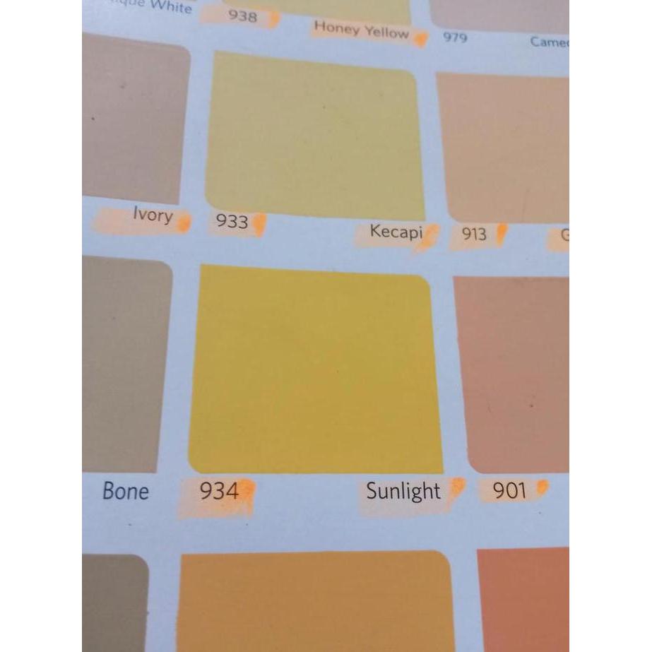 Cat Tembok 934 SunLight Kuning Vinilex 5 kg Interior Dinding Rumah Pai