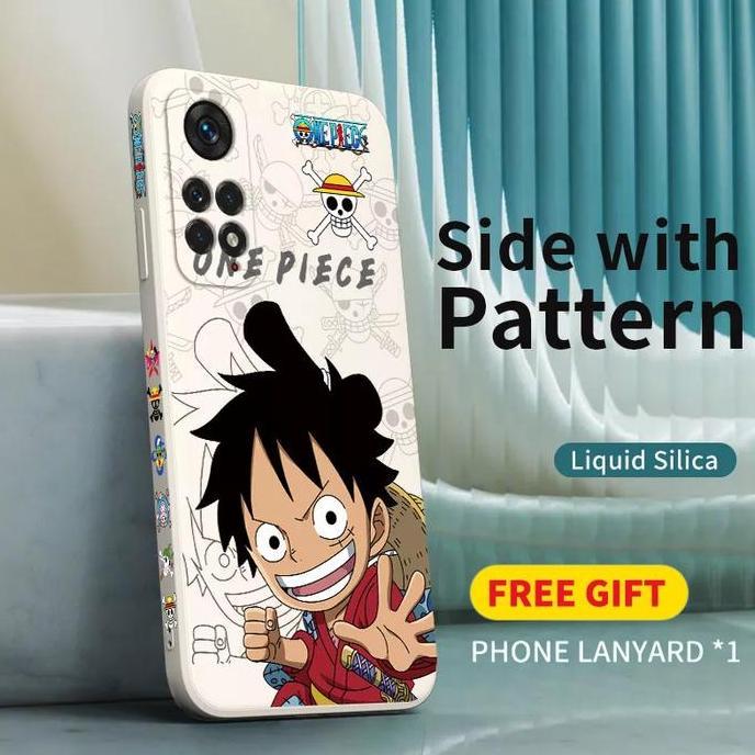 Case untuk Redmi Note 11 11 PRO 5G LUFFY One Piece Cartoon Softcase Gambar