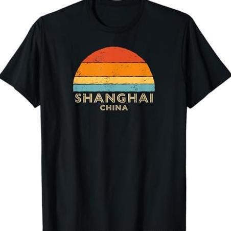 New BAJU SHANGHAI TIONGKOK  - BAJU OLEH OLEH SHANGHAI TIONGKOK - KAOS SHANGHAI TIONGKOK BANYAK MODEL