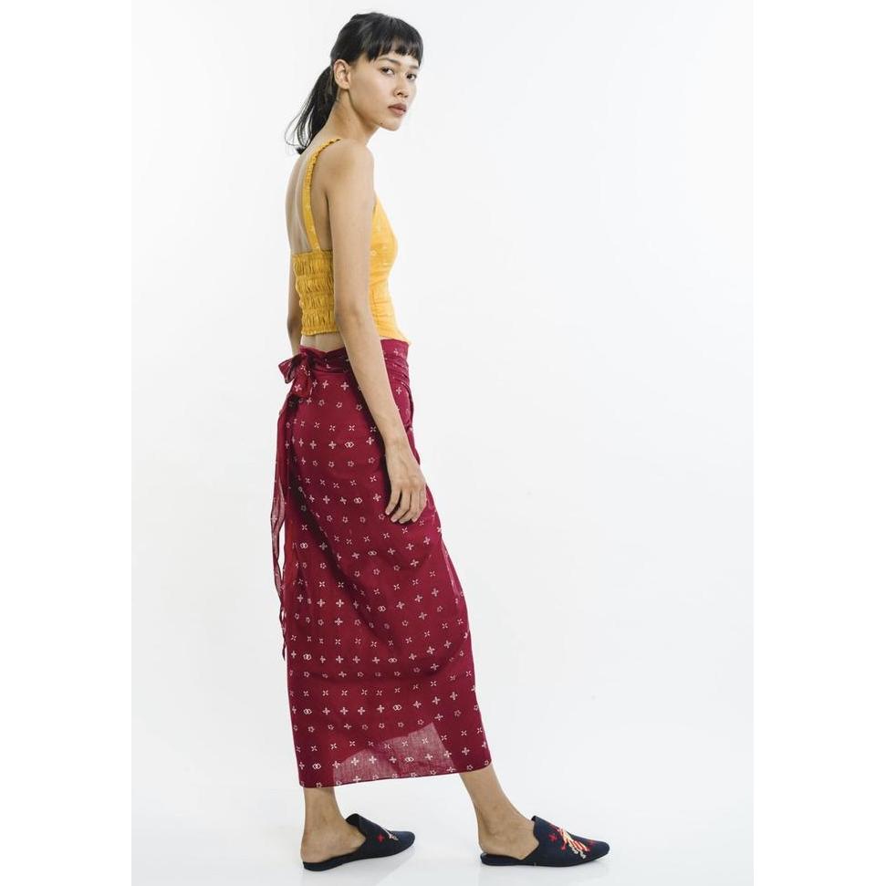 Rok Lilit Wiji Renggang Batik Cap Sejauh Mata Memandang Hc