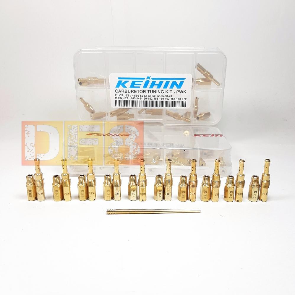 JABAROSUPPLY PILOT JET MAIN JET SPUYER KARBURATOR PWK SET TUNING PER BOX PWL VESPA 2TAK TIGER GL PRO