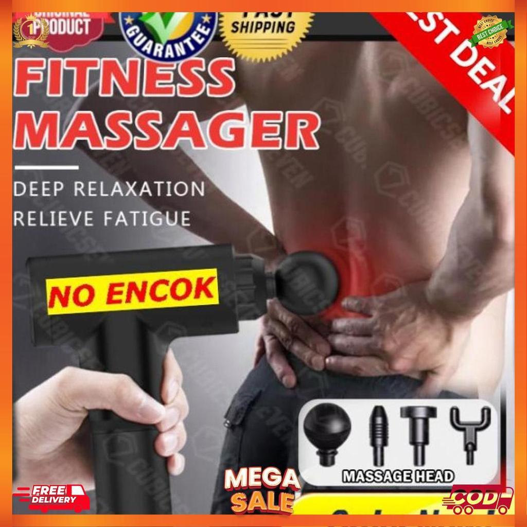 MASSAGE GUN - DEEP TISSUE MUSCLE MASSAGER - ALAT PIJAT GETAR WIRELESS [H1]