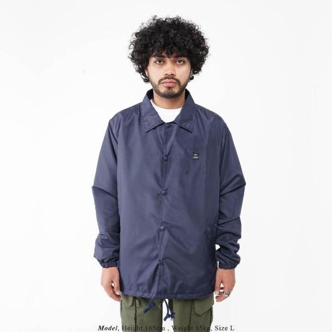UNKL347 Jaket Pria Windbreak Navy Sablon WPIP 300