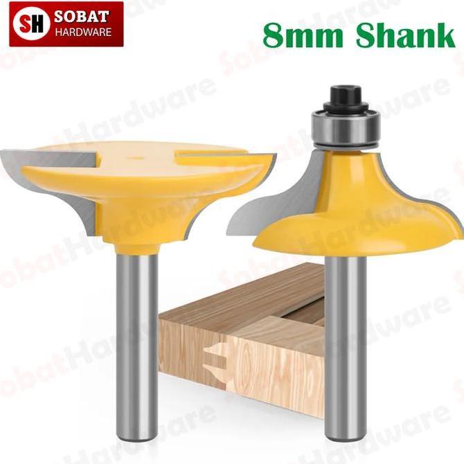 ASTAROL Mata Profil Pintu untuk Tenon Panjang Router Bit Woodworking 8mm 2 pcs