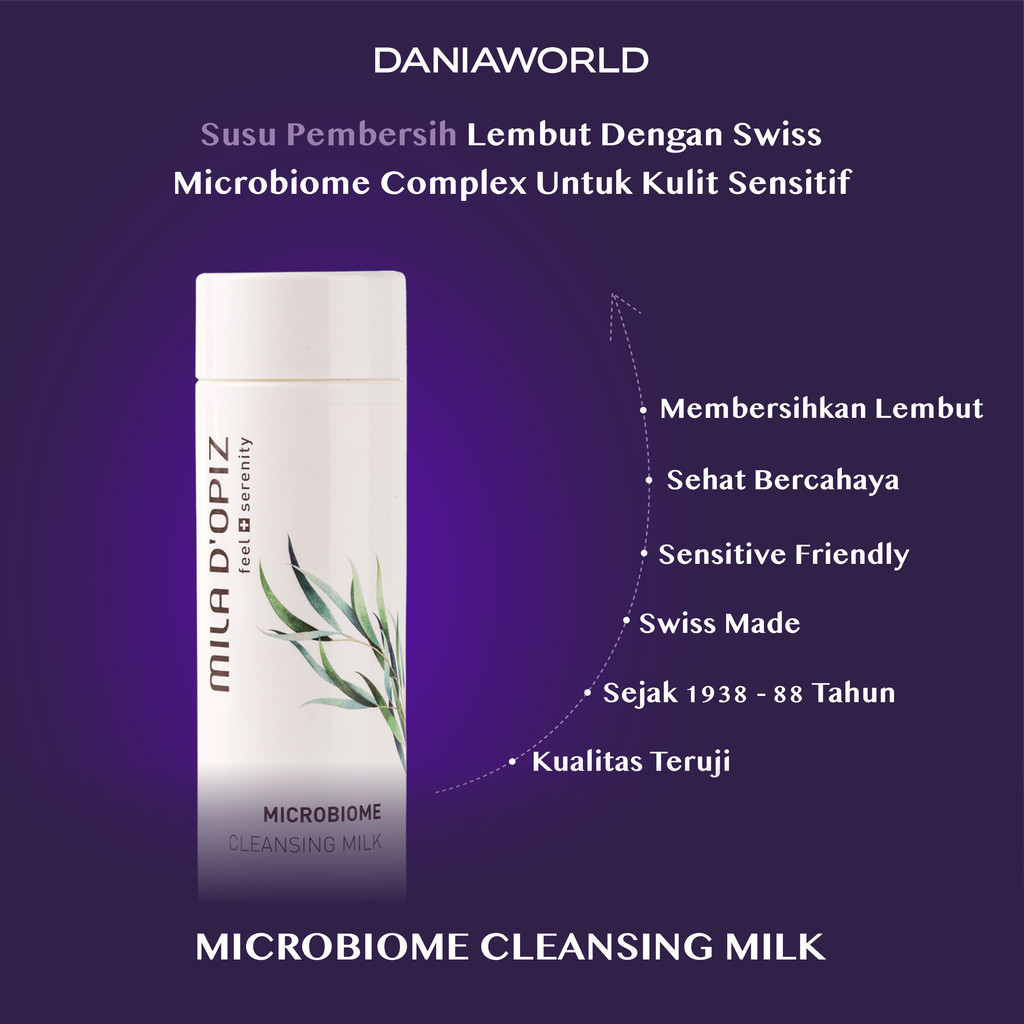 MILA D'OPIZ Microbiome Cleansing Milk