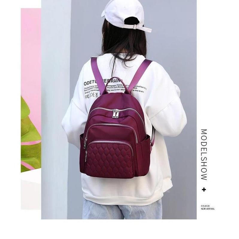 NANDINEKAYA - [PROMO TERBATAS] RANSEL WANITA 2024 TAS SELEMPANG BORDIR FASHION WANITA KOREAN MODEL C