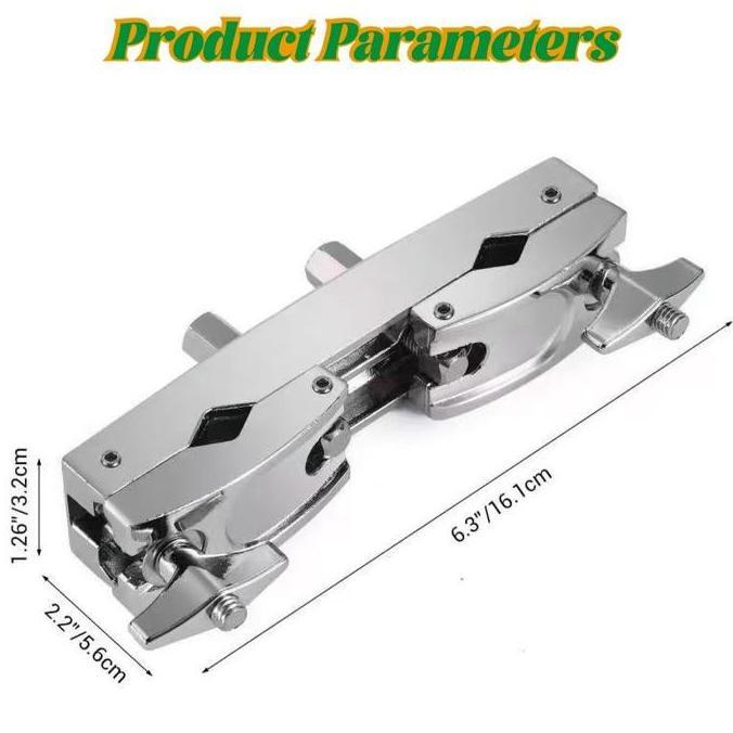 LORASTA Multi Clamp Drum Cymbal Drum Hardware Multiple Clamp Music Instrument Clamp Drum Elektrik