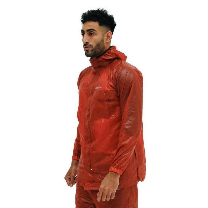 Jas Hujan Eiger Red Thunderbolt Rainsuit 7151 Raincoat