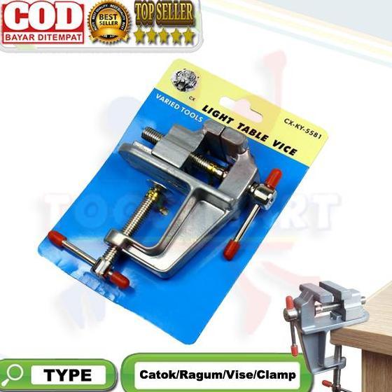 IYLBISC Klem Catok Ragum / Catok Meja / Ragum Clamp Vise Bench / Pejit