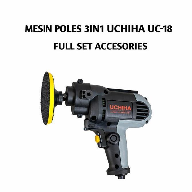 SISIMANG_BENANG - UCHIHA MESIN POLES UCHIHA BARANG ORI SE INDONESIA 5 INCH NEW EDITION 3IN1 MULTIFUN