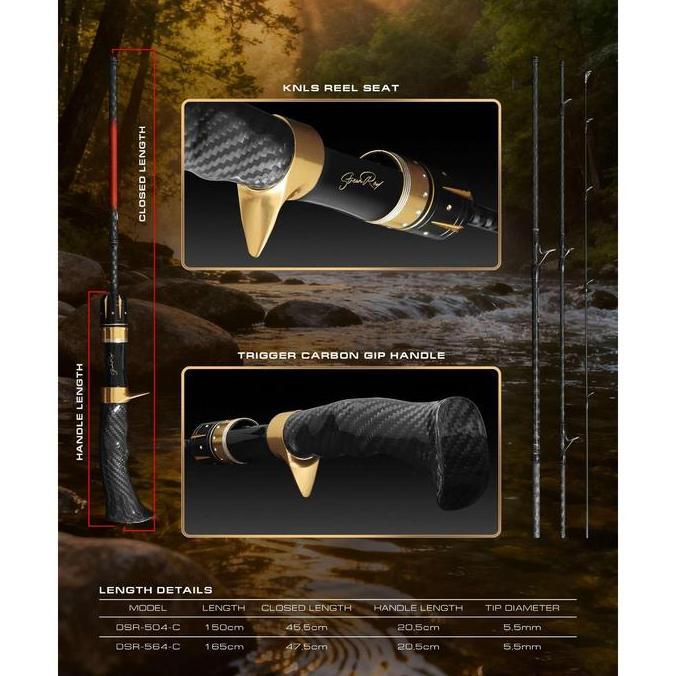 Daido - Joran Cabrini BC Stream Rod / Waderan / Travel Rod