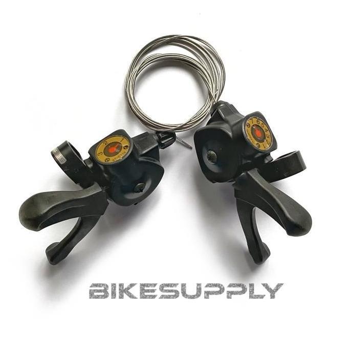 Promo Shifter Operan Sepeda Shimano Altus 3 x 7 Speed SC - CT15 Via Japan Vintage NOS Jadul Diskon