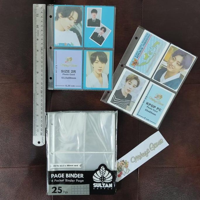 Sultan 8p A5 Sleeve 4p Page Binder 67x92mm 2R Pokemon Sport KPop Photo