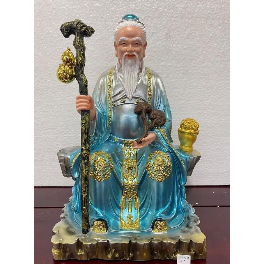 patung dewa Yao wang / raja obat / 12in bahan resin