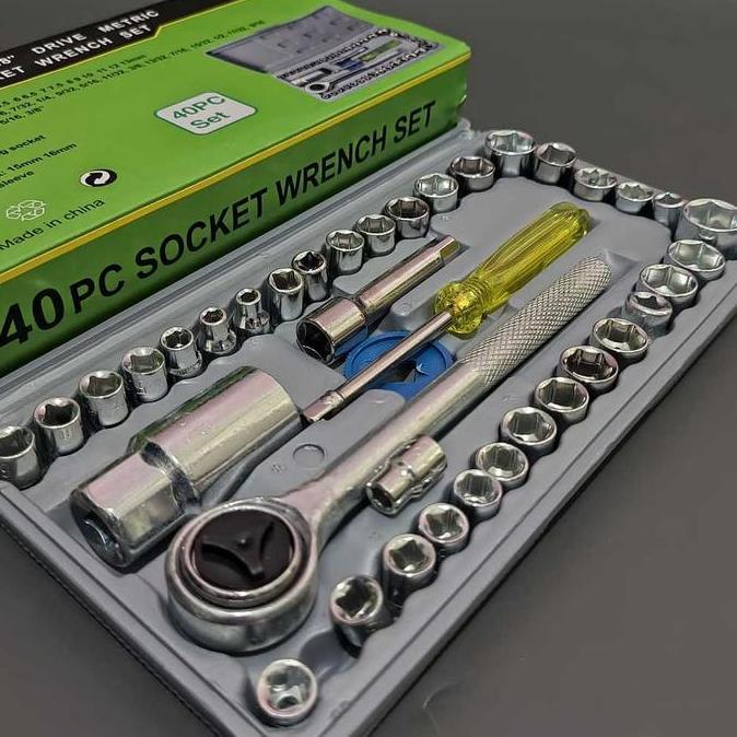 PROMO ( BISA COD ) PAKET Kunci 1set lengkap Kunci sok set lengkap Kunci bengkel motor komplit Kunci 