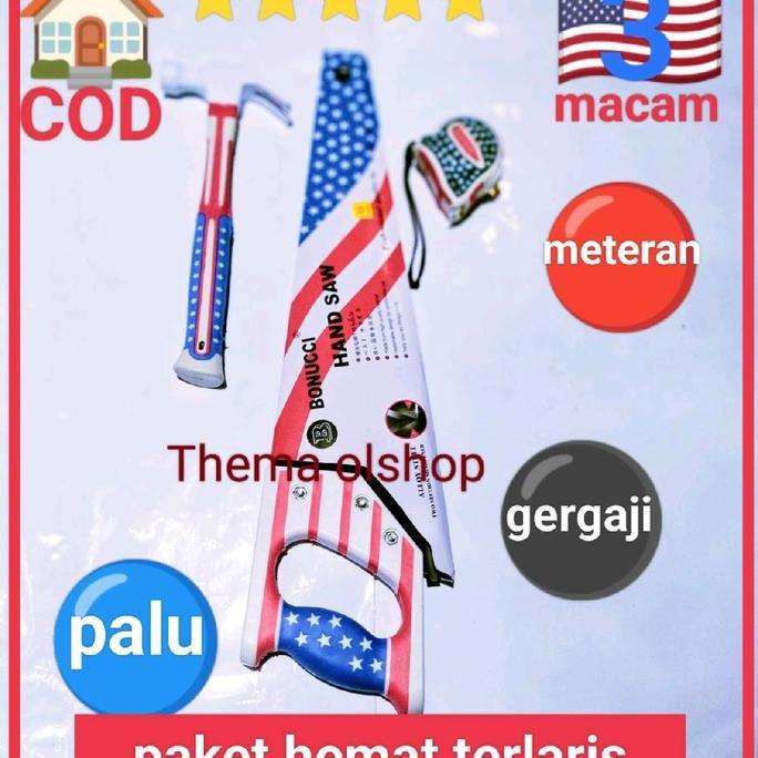 PROMO..PAKET HEMAT ALAT PERTUKANGAN..READY STOK