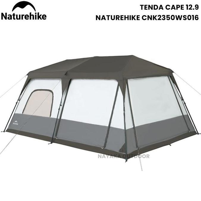Tenda Otomatis Camping Cape 12.9 Naturehike CNK2350WS016 Tenda 8P Automatic Keluarga 8 Orang Outdoor
