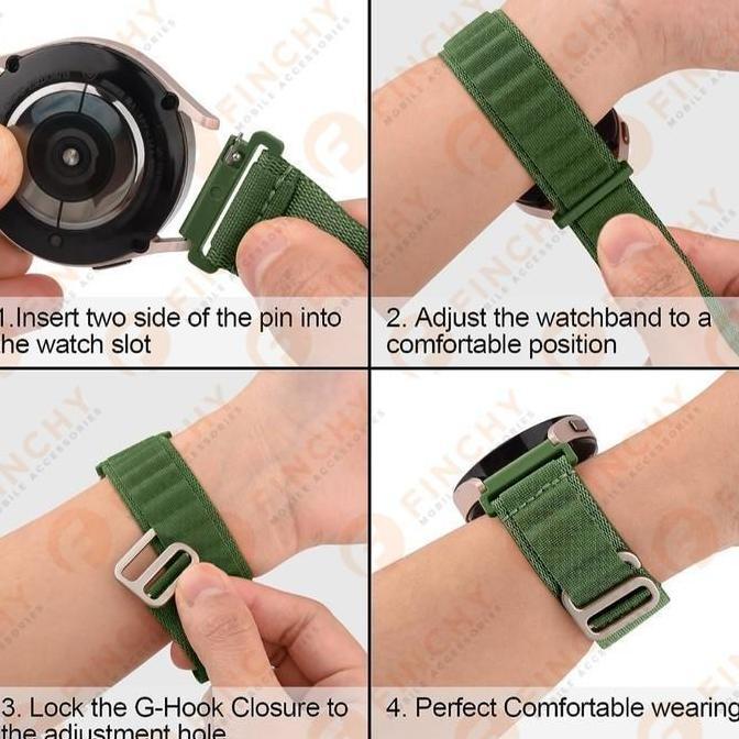 Finchy nylon strap Garmin fenix chronos replacement wristband