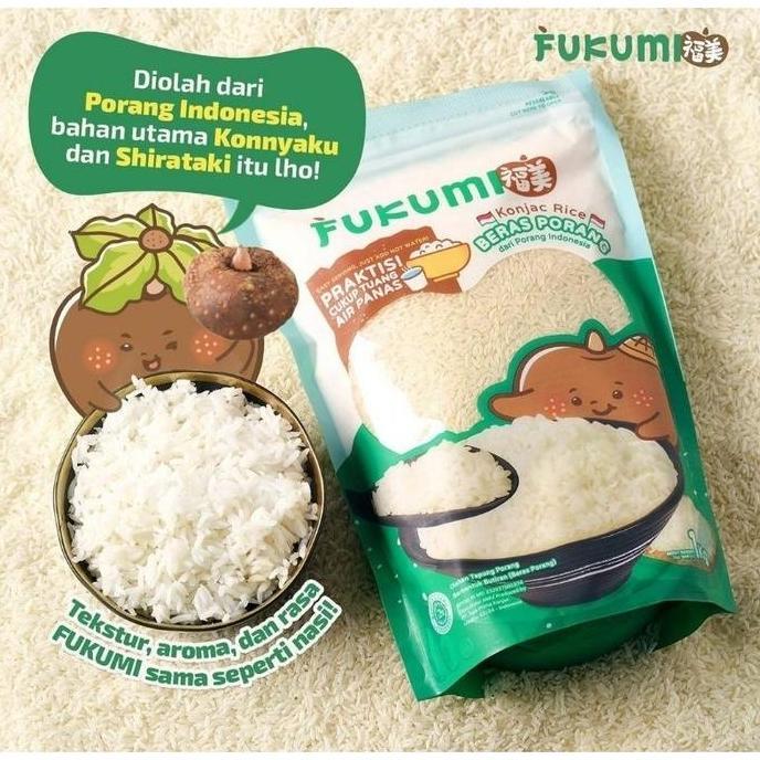 BERAS PORANG FUKUMI POUCH 1KG Food Nasi Rice Porang