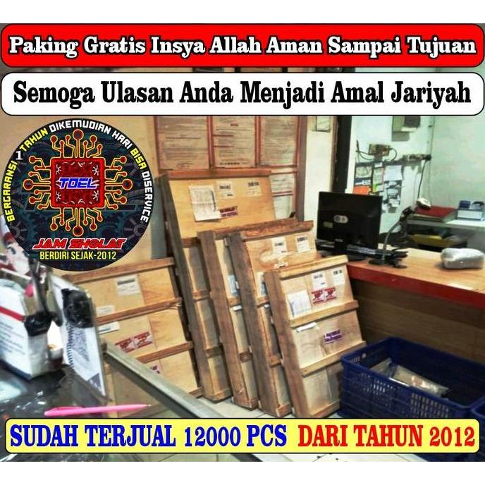 jam digital masjid jadwal sholat seting wifi hp android 40 x 100
