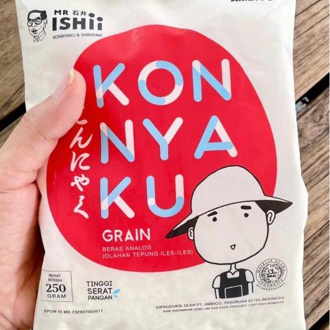 Beras Shirataki Konyaku Rice diet keto DEBM 1 kg