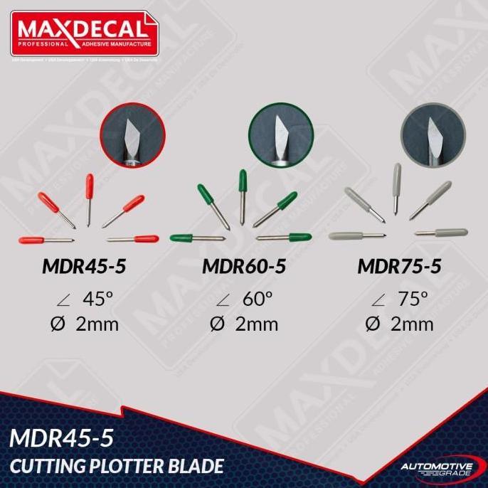 Ready MDM-50 MAXDECAL Blade Holder Mesin MIMAKI Cutting Plotter Isi Mata Pisau ROLAND JINKA 2 mm