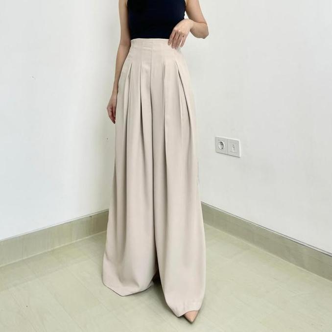 Faye - NAIRA PANTS  Kulot Wide Pants| Kulot Rok | Kulot Korea | Celana Premium Panjang | Oversize Ce