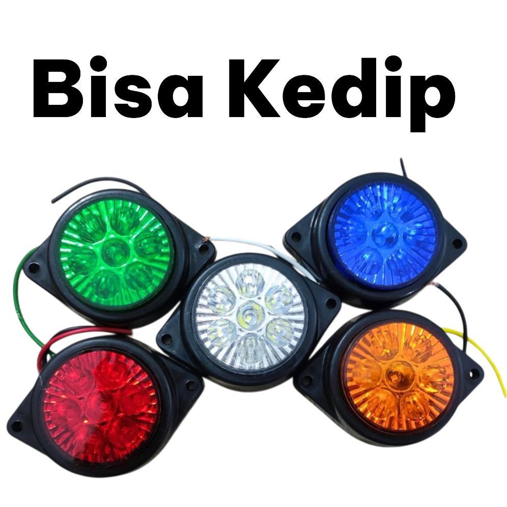 Murah  Lampu Led Bak Truk Dny 90 Bulat 24 Volt