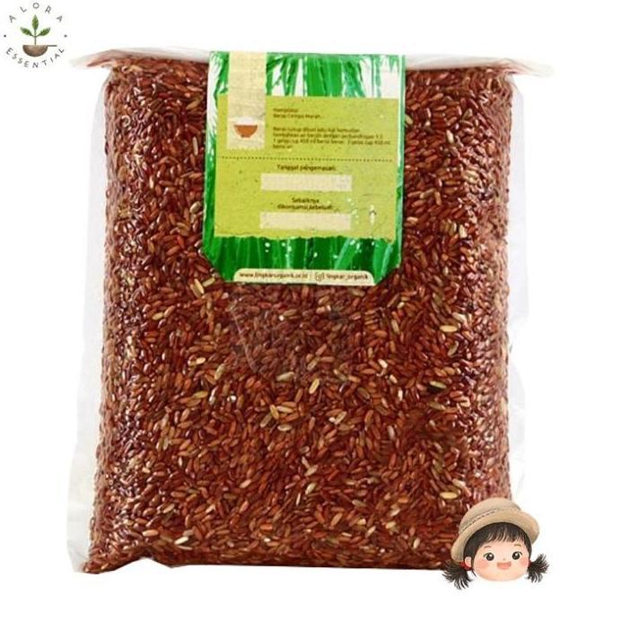 Lingkar Organik Beras Merah 1kg - Beras Merah Organik