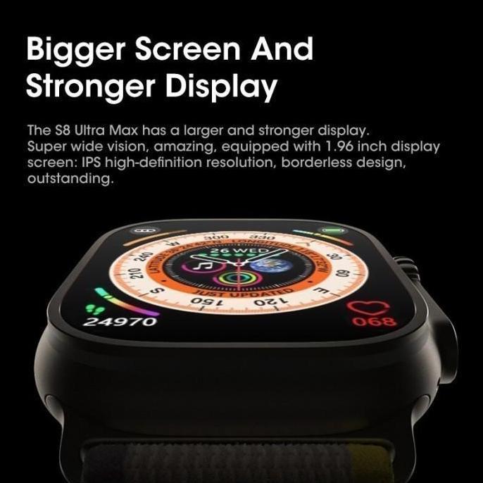 SMARTWATCH S8 ULTRA MAX Large HD Screen 1.96inch Bluetooth Call