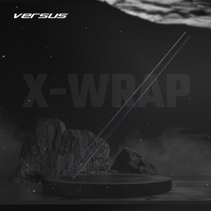 2PCS Blank Rod Carbon Versus X-Wrap Xtra Wrapping Two Pieces Carbon Hollow