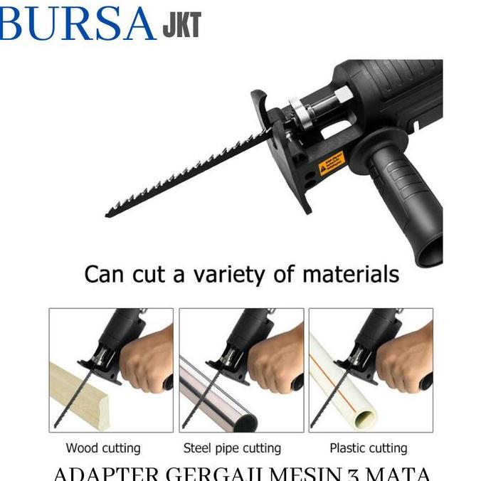 FEWRITZ ADAPTOR KONEKTOR ELEKTRIK BOR GERGAJI MESIN Reciprocating Jigsaw BOR PROTOK