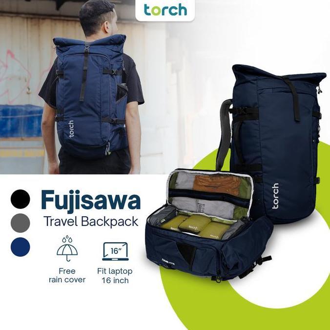 Torch Tas Ransel - Travel Backpack Anti AIr Fujisawa